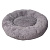 Lion Лежанка для животных Пончик LM-120-GR серый, съемный чехол, d60см